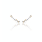 Brinco ear cuff com zirconia